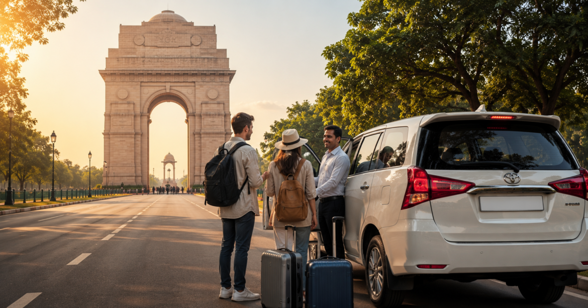 Golden Triangle Tour from Delhi beginning near India Gate